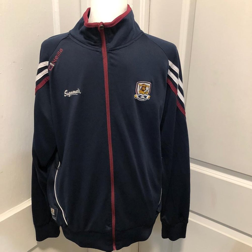 O'Neills Ireland Hurling Galway GAA Zip Top Size L